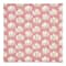 Pink Floral Pattern 10" x 10" Cotton Twill Napkin